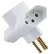 Plugue Tipo T Br 3P 10A 57400180 Tramontina Eletrica