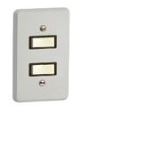 Interruptor Emb 2 Simples Sep 250V 10A C/Pl 4X2" Cz Silent 2110 Pial Legrand