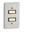 Interruptor Emb 2 Simples Sep 250V 10A C/Pl 4X2" Cz Silent 2110 Pial Legrand