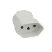 Plugue Femea Desmont Br 2P+T 250V 10A 11215 Transmobil