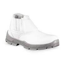 Botina Mfb Fechamento Elástico Bidensidade Biqueira Plastica Branco 4010BELM4600LL Tamanho 37 CA 29492 Bracol