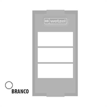 Tampa Condulete Pvc Br 3 Postos Horiz 1/2"-3/4" TPBA03PVCBR Wetzel