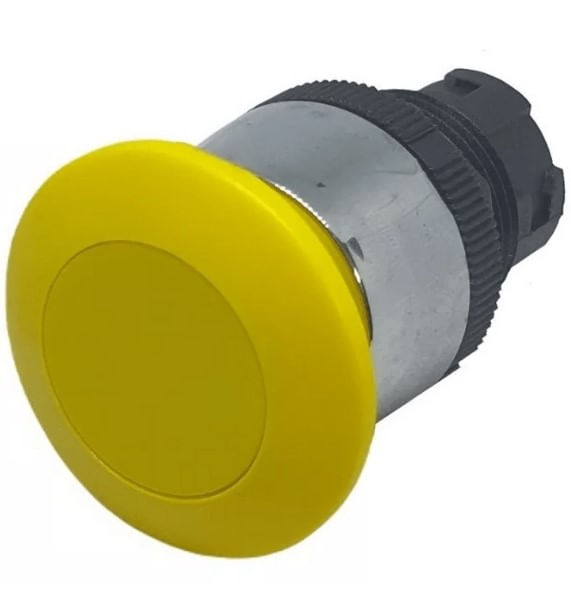 Botão Cogumelo 36Mm Amarelo 30Mm C3360413009004 | Dimensional - Dimensional