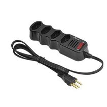 Filtro Linha C/Cab 1M Pt 127V 220V 10A 4 Tom 34013 Ilumi