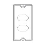 Tampa Condulete Al Pint Cz 2 Hexag Horiz 1/2-3/4" TPCA25ALUCZ Wetzel