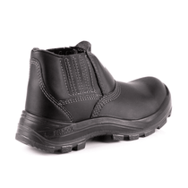 Botina Mfb Fechamento Elástico Bidensidade Biqueira em Composite Preto4018BELM1600EL Tamanho 43 CA 38530 Bracol