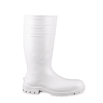 Bota Profissional PVC BrancoCano Longocom Forro Biqueira de Aço 85BPL200PA Tamanho 41 CA 37750 Bracol