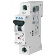 Disjuntor Mini Nema 1P 16A 240/415V Curv C 15Ka FAZC161SA Eaton