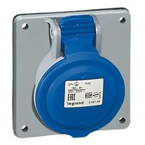 Tomada Emb 3P+T 32A 250V Az/Cz Ip44 555285 Cemar Legrand