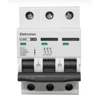 Disjuntor Mini Tripolar 10A 415VCA C 3KA Elmd Elmd3C10 Bussmann