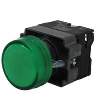 Sinaleiro Red Metal Vd 22Mm 24V Led M20PRG7 Metaltex