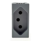 Módulo Tomada Cinza  Bipolar + Terra 20A 615060XX Pial Legrand