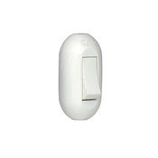 Interruptor Predial Centro Cordão 1 Tecla Campainha Cinza 250v 10a 40276 Pial