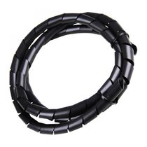 Tubo Espiral Fios e Cabos Polietileno Preto 1 " (m)  Spiral 161-08001 Hellermann