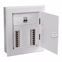 Quadro Distribuição Disjuntor Aço Carbono Branca Embutir Din/Ul 12/16 91 X 360 X 420 mm 100a QDETNUII PIAL