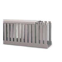 Canaleta Semi-Aberta Pvc Cinza Com Tampa 30Mm 80mm 2000Mm HD8PF Hellermann