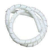 Tubo Espiral Fios e Cabos Polietileno Branca 3/4 " (m)  Spiral 161-08045 Hellermann