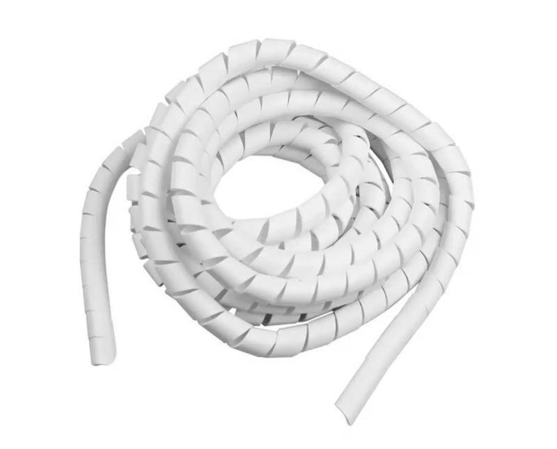 Tubo Espiral Fios e Cabos Polietileno Branca 3/4 " (m) Spiral 161-08045 Hellermann | Imagem ilustrativa do produto na espiral