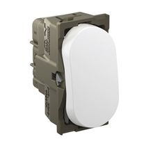 Módulo Interruptor Predial 1 Tecla Paralela Embutir 250 V 10a Branca Nereya 663016 PIAL