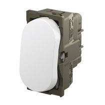 Módulo Interruptor Predial 1 Tecla Paralela Embutir 250 V 10a Branca Nereya 663016 PIAL