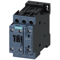 Contator Tripolar 38A 24V 1Na+1Nf 3RT20281FB40 Siemens