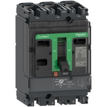 Disjuntor Caixa Moldada Tripolar Magnético Ajustável 690VCA 220A 36 KA Compact C25F3Ma220 Schneider