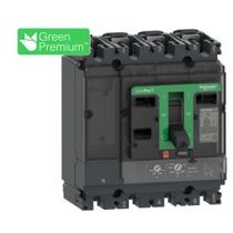 Disjuntor Caixa Moldada Tetrapolar Térmico Ajustável/Magnético Fixo 440VCA 50A 35KA Compact C10F6Tm050 Schneider