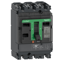 Disjuntor Caixa Moldada Tripolar Magnético Ajustável 440VCA 100A 65KA Compact C10H3Ma100 Schneider