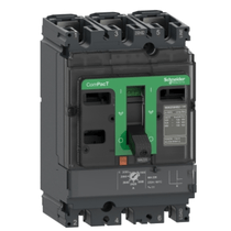 Disjuntor Caixa Moldada Tripolar Magnético Ajustável 440VCA 50A 50KA Compact C10N3Ma050 Schneider