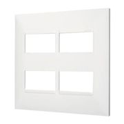 Placa 2+2 Separados 4X4" Branca Pial Plus+ 618514BC Pial Plus+