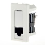 Tomada Rede Telefonia Rj45 5e 1 Módulo Branca 615045BC Pial Plus +