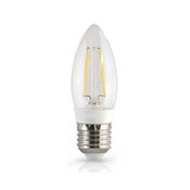Lâmpada LED Vela E27 6000K Luz Branca Fria Bivolt 3W 325Lm Clara 20179 Ourolux