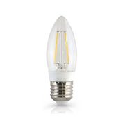 Lâmpada LED Vela E27 6000K Luz Branca Fria Bivolt 3W 325Lm Clara 20179 Ourolux