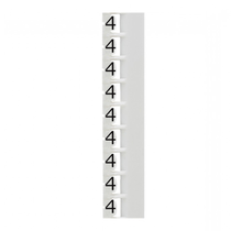 Identificador Porta Identif Pvc Br Numero 4 37784 Cemar Legrand