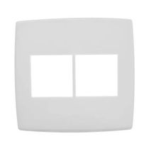 Placa 2+2 Horizontal 4X4" Branca Pial Plus+ 618512BC Pial Plus+