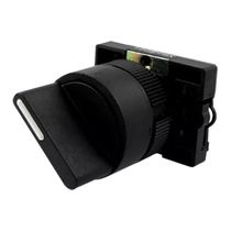 Comutador Knob Curto 2 Posicoes Preto-Steck