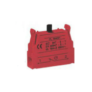 Front Bot Retang Vermelho F30Mm Grav Gir Destrav PL013002 Steck