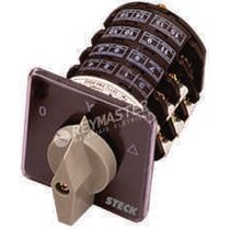 Chave Comutadora Rotativa Tripolar 10A D0 T-Au31 Fix-E/V TAU3110E Steck