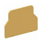Tampa Conector Passagem Bege 2,5mm Conectortor Borne STP25 Steck
