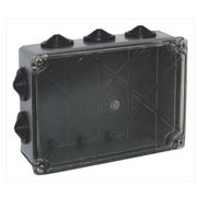 Caixa Passagem Termoplástico Preto 152X109X70Mm Tp Tr Caixa Ice 309 S309M Steck