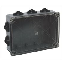 Caixa Passagem Termoplástico Preto 152X109X70Mm Tp Tr Caixa Ice 309 S309M Steck