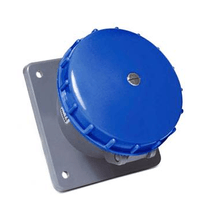 Tomada Embutir 3 Polos + Terra 125A 250V Cz/Az 9H IP67 A4649 Steck