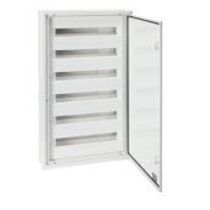 Quadro Distribuição Branco Embutir 60 Disjuntor 475X500X90mm Com Barramento PLA0320E Steck