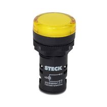 Sinaleiro Redondo Plástico Amarelo 220V Led SLDS2203FP Steck