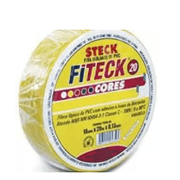 Fita Isolante Fiteck Amarelo 18Mm 10M SFT1310AM Steck