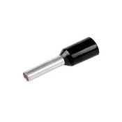 Terminal Elétrico Tubular Simples (Ilhos) Pré-Isolado 1,5 Mm2 Preto H1,5/14D Weidmüller Conexel
