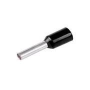 Terminal Elétrico Tubular Simples (Ilhos) Pré-Isolado 1,5 Mm2 Preto H1,5/14D Weidmüller Conexel
