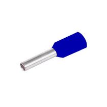 Terminal Elétrico Tubular Simples (Ilhos) Pre-Isolado 2,5mm2 Azul - H2,515DBL - Conexel