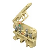 Conector Passagem Seccionador Porta Fusível Poliamida Bege 24 V 0,5-4mm2 Ask1 - C9050952000 - Conexel