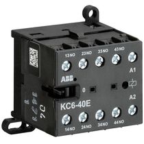 Contator Auxiliar 110VCC 4NA 6A Parafuso Kc6 Kc640E04 Abb
